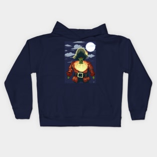 Zombie Ghost Pirate LeChuck Kids Hoodie